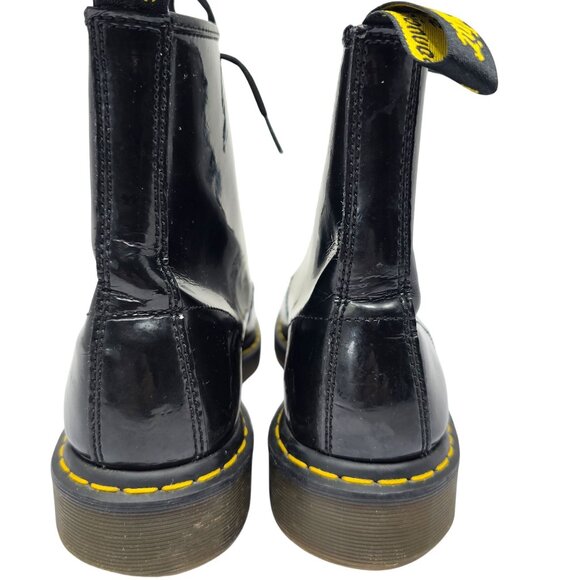 Dr. Martens 1460 Black Patent Leather Boots Size 10 - Picture 4 of 7
